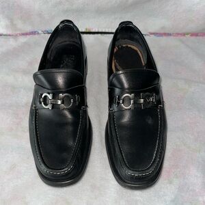 Salvatore Ferragamo Black Loafers